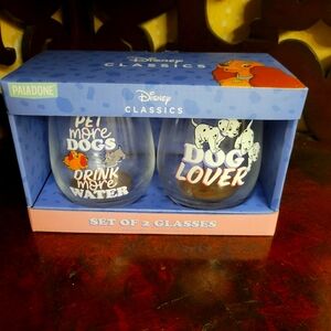 NIB Paladone Disney Classics 2 glass set